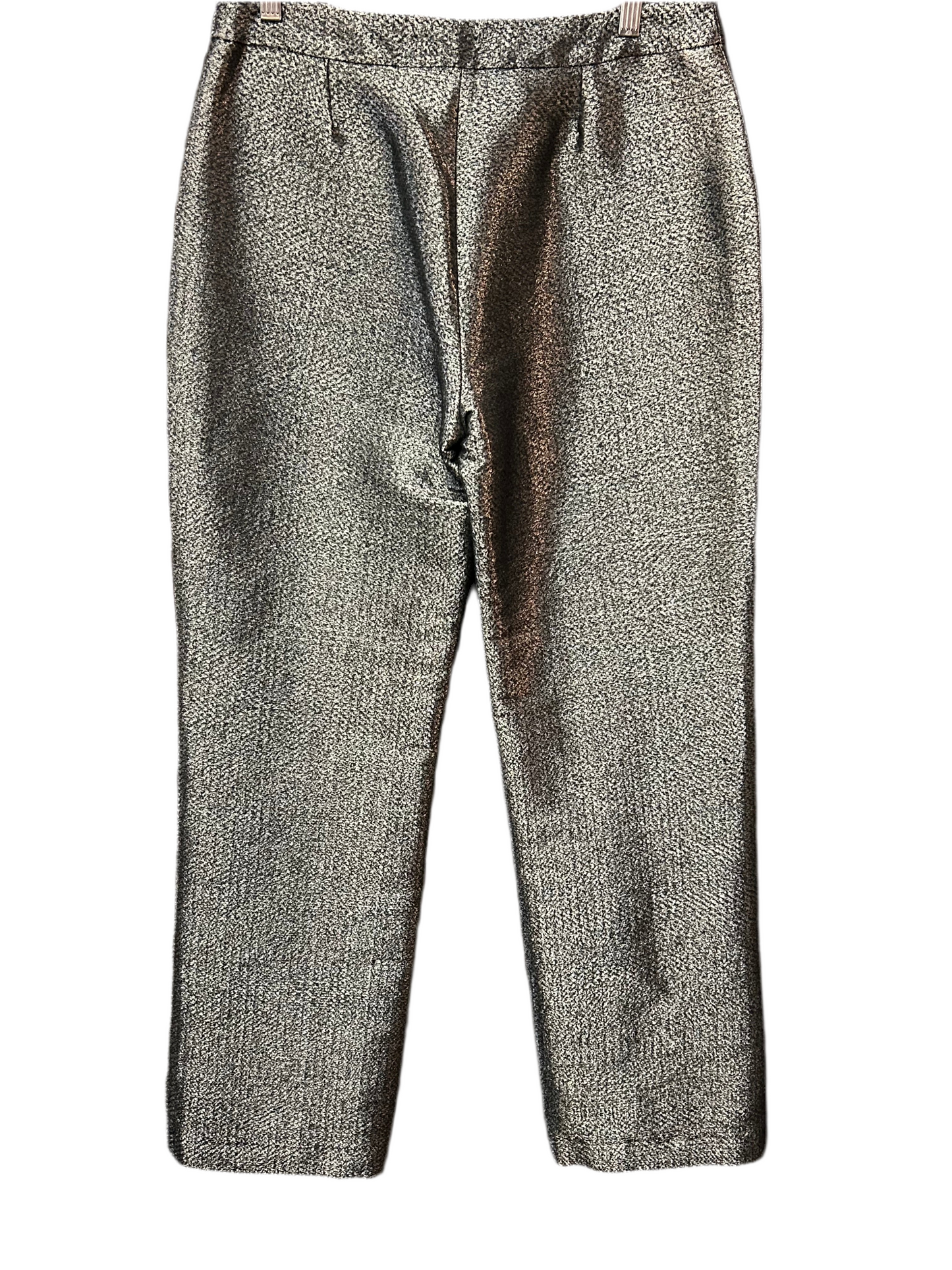 Gianni Versace Vintage Silver Metallic Trouser Size M