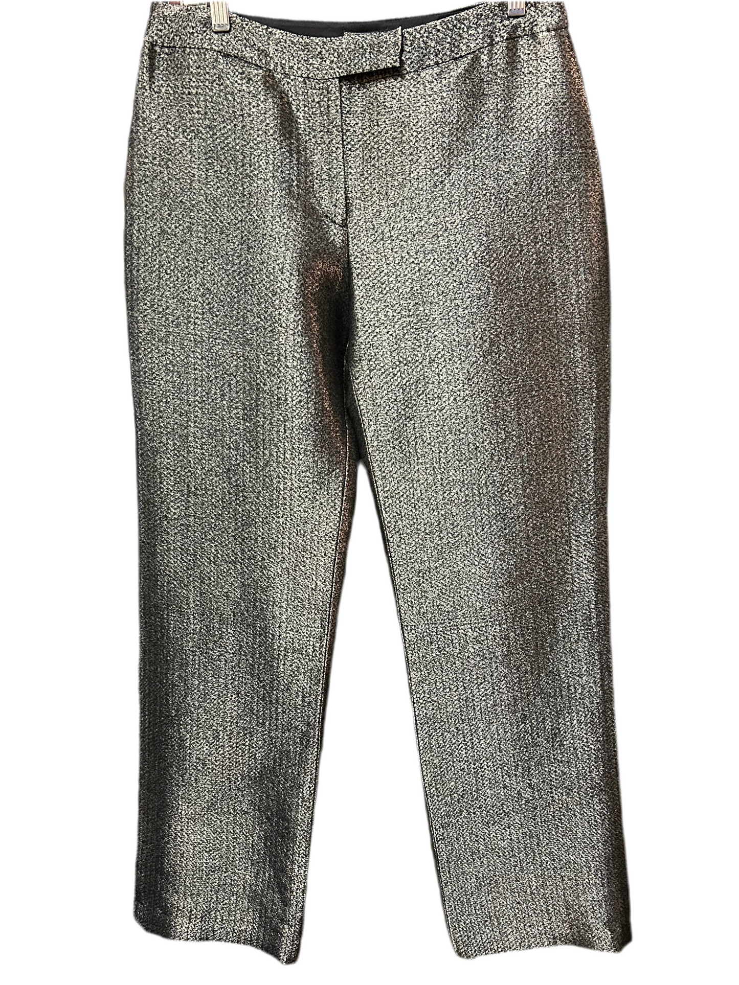 Gianni Versace Vintage Silver Metallic Trouser Size M