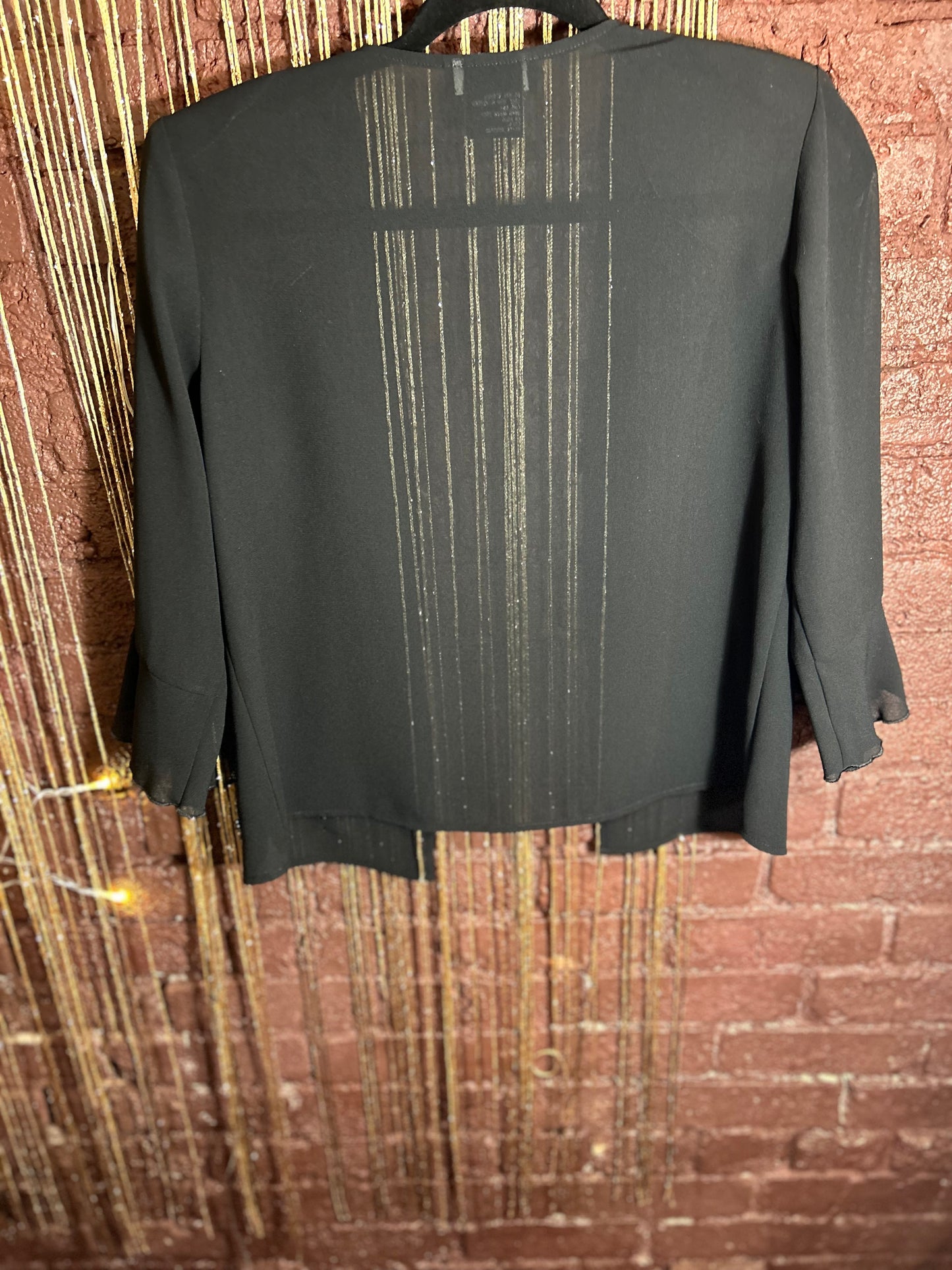 AGB Byer California Sheer Beaded Top/Jacket Size 6