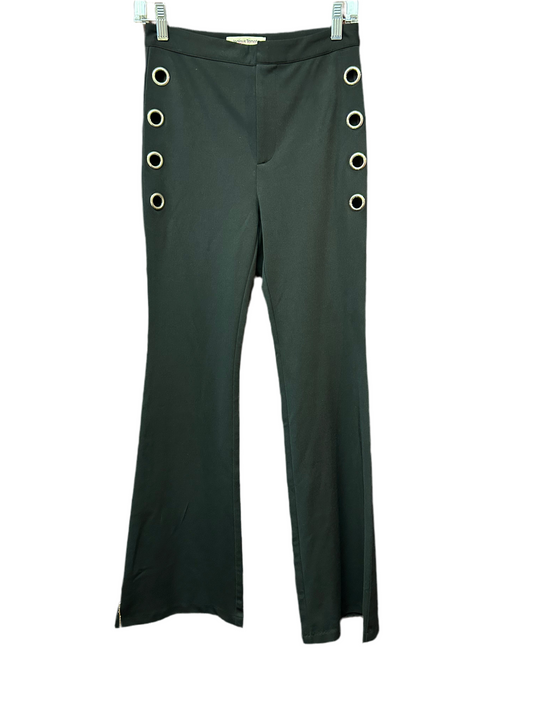 Jealous Tomato Black Pants Grommet Cut Outs Size S