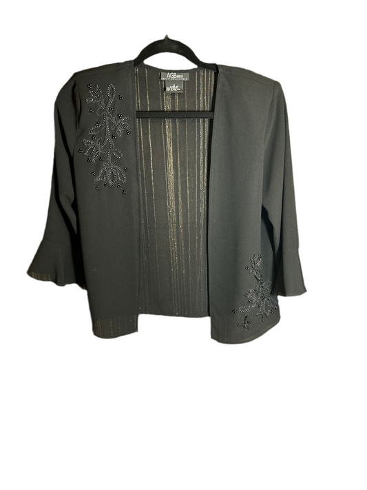AGB Byer California Sheer Beaded Top/Jacket Size 6