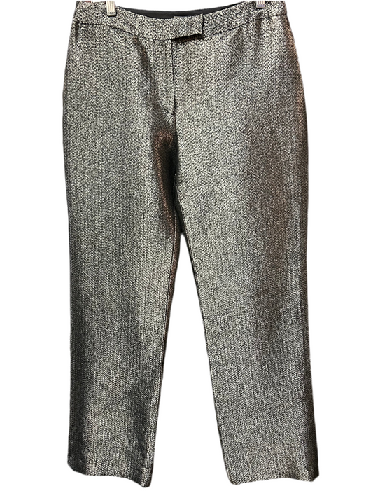 Gianni Versace Vintage Silver Metallic Trouser Size M