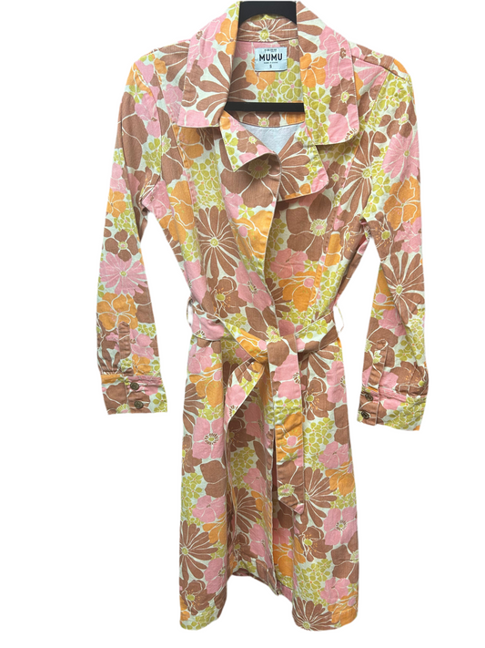 Show Me Your Mumu Floral Trench Size S